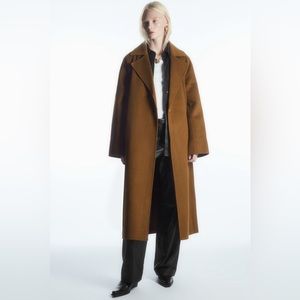 NWT Cos Belted Double-Faced Wool Coat